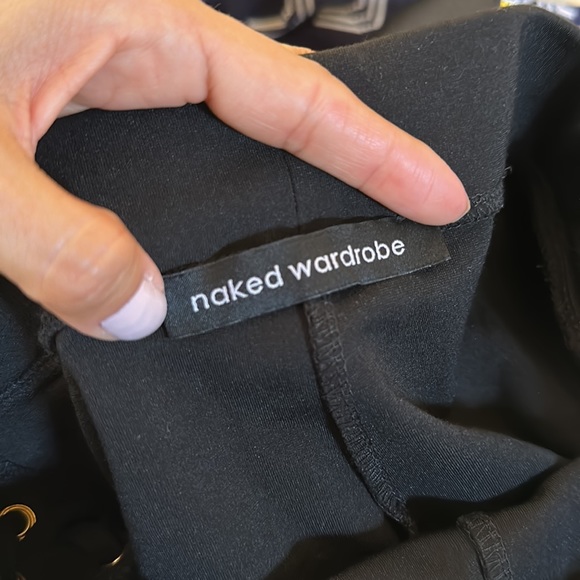 Naked wardrobe black tight with tie up - Picture 4 of 5